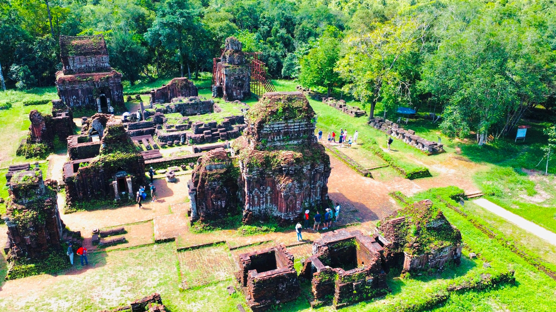 Step into history at My Son Sanctuary, home to the sacred ruins of the Champa civilization
