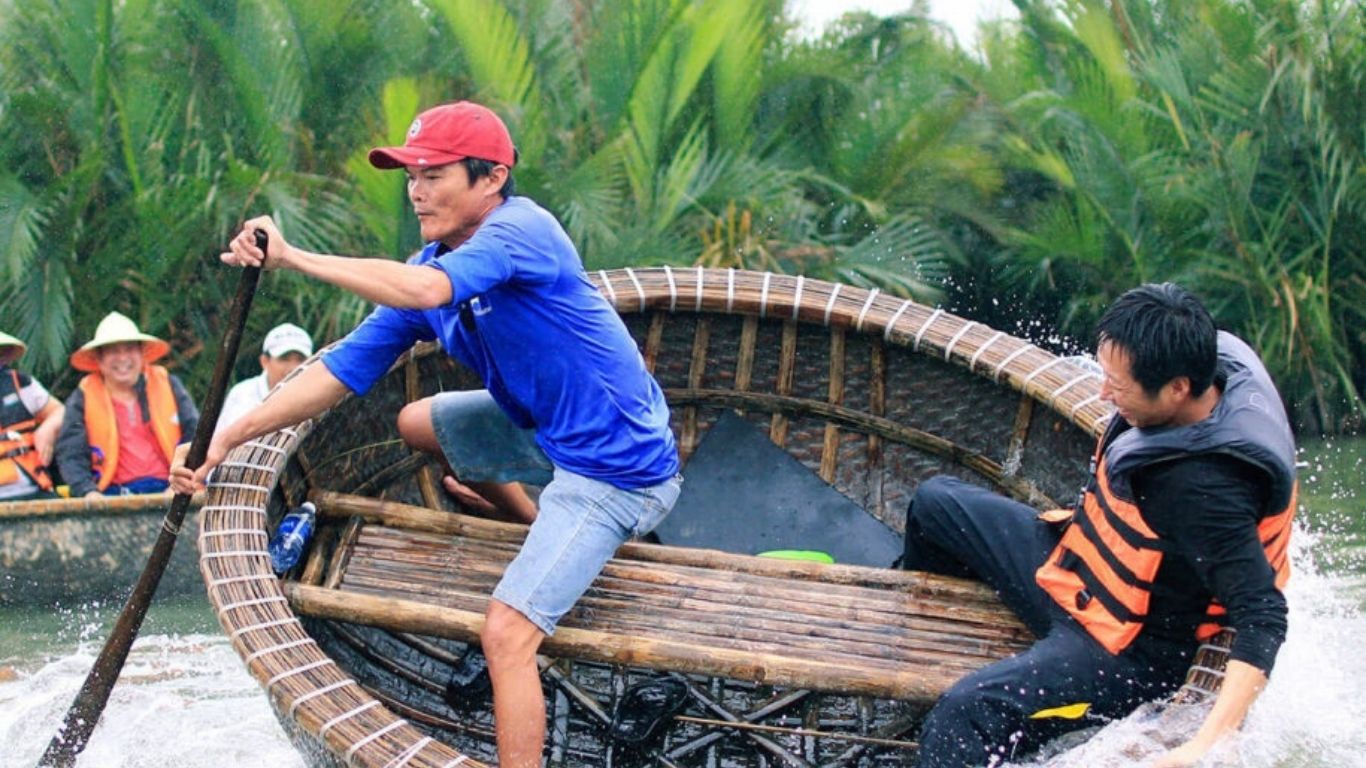 Join local fishermen in a basket boat ride for a one-of-a-kind river journey