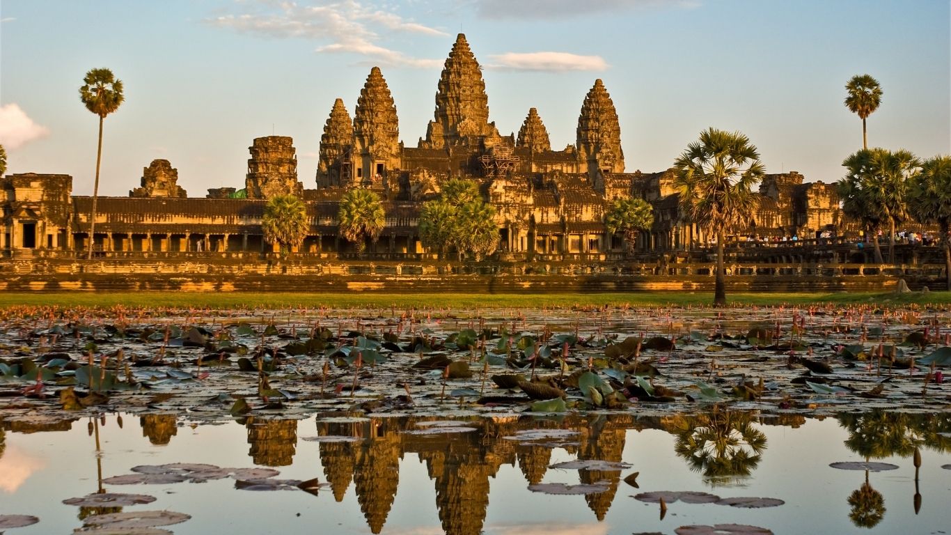Watch the sunrise over Angkor Wat and witness one of the world’s most breathtaking temple silhouettes