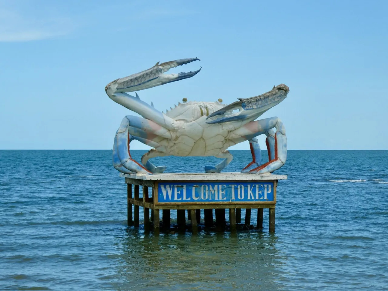 Escape the crowds and unwind on Kep Beach