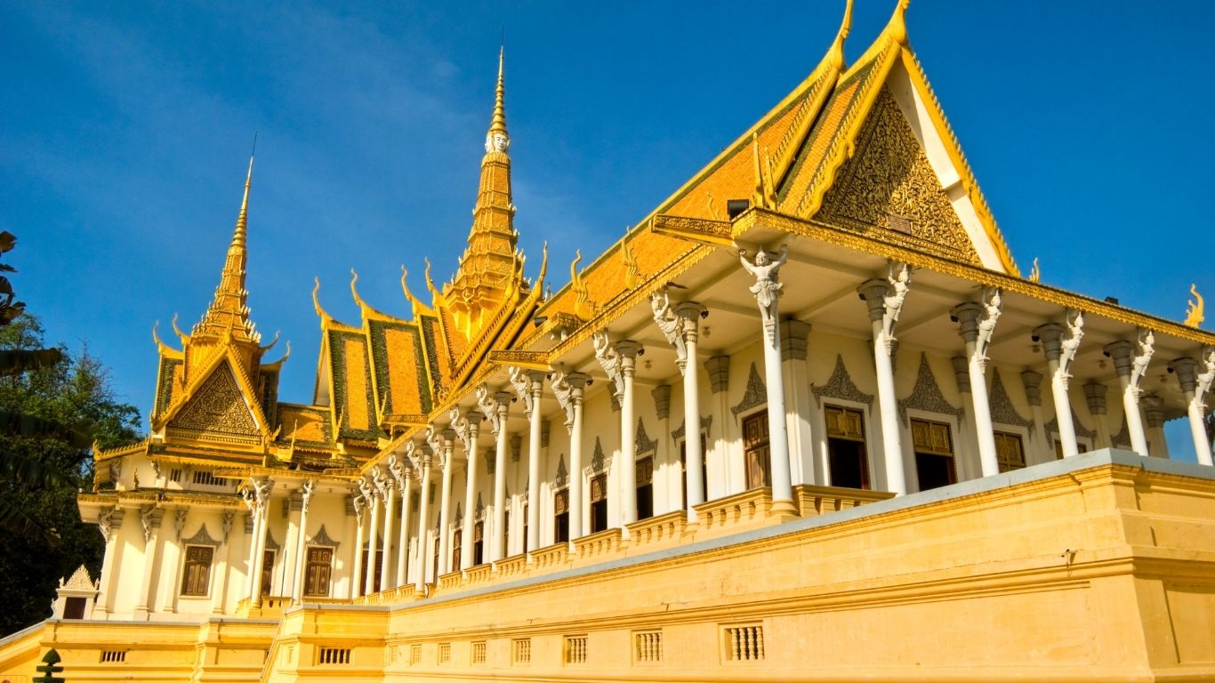 Step into Cambodian history at the Royal Palace